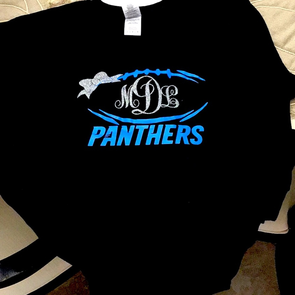 LS Carolina Panthers with monogram MDL